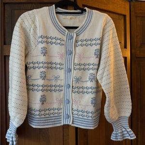 Beautiful LSD Floral Knit Cardigan